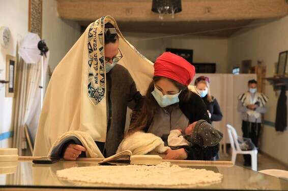 בברית המילה // צילום: מור ברנשטיין